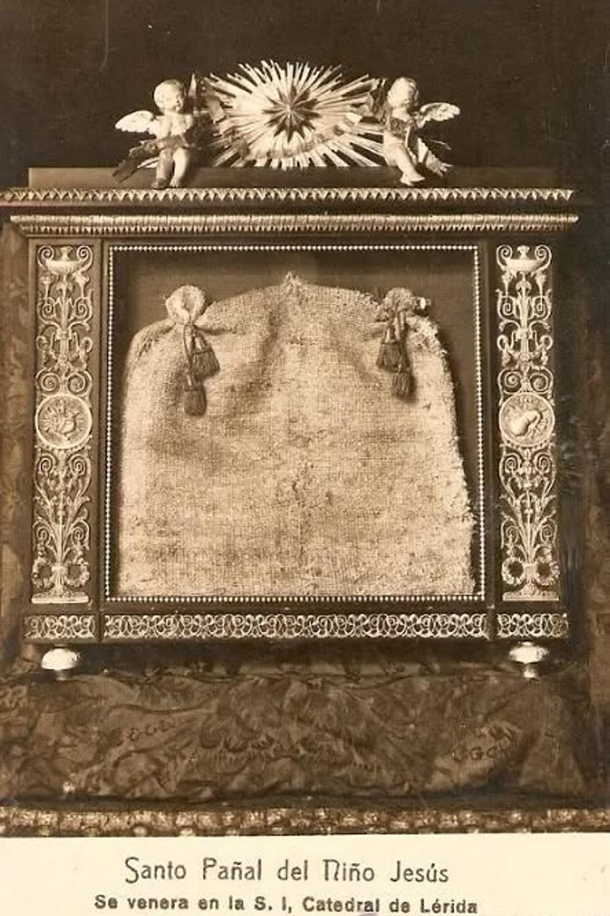 Santo Pañal del niño Jesús. Catedral de Lerida