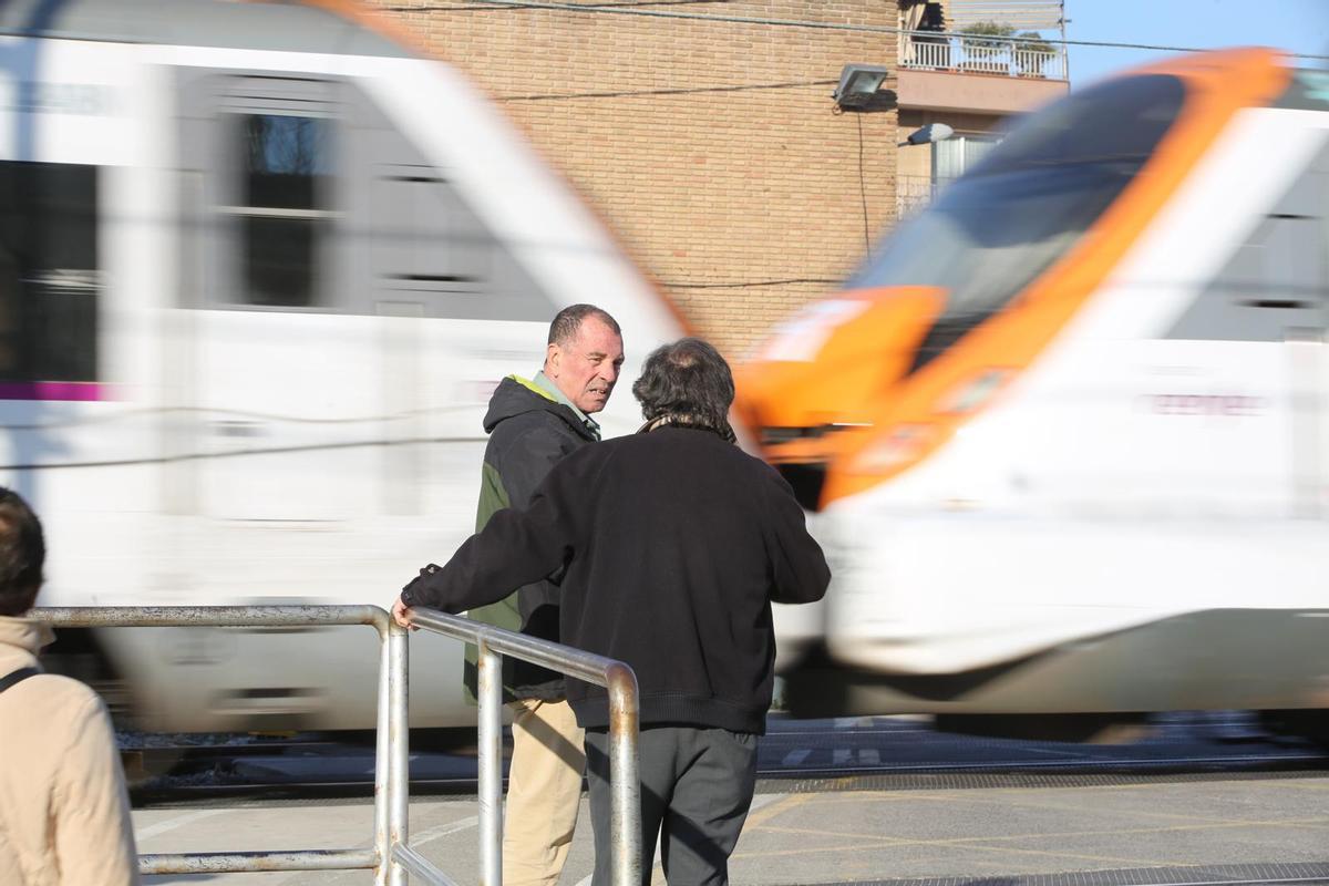 Acto de presentación del inicio de las obras para el soterramiento de las vías del tren de la R2 de Rodalies en Montcada i Reixac