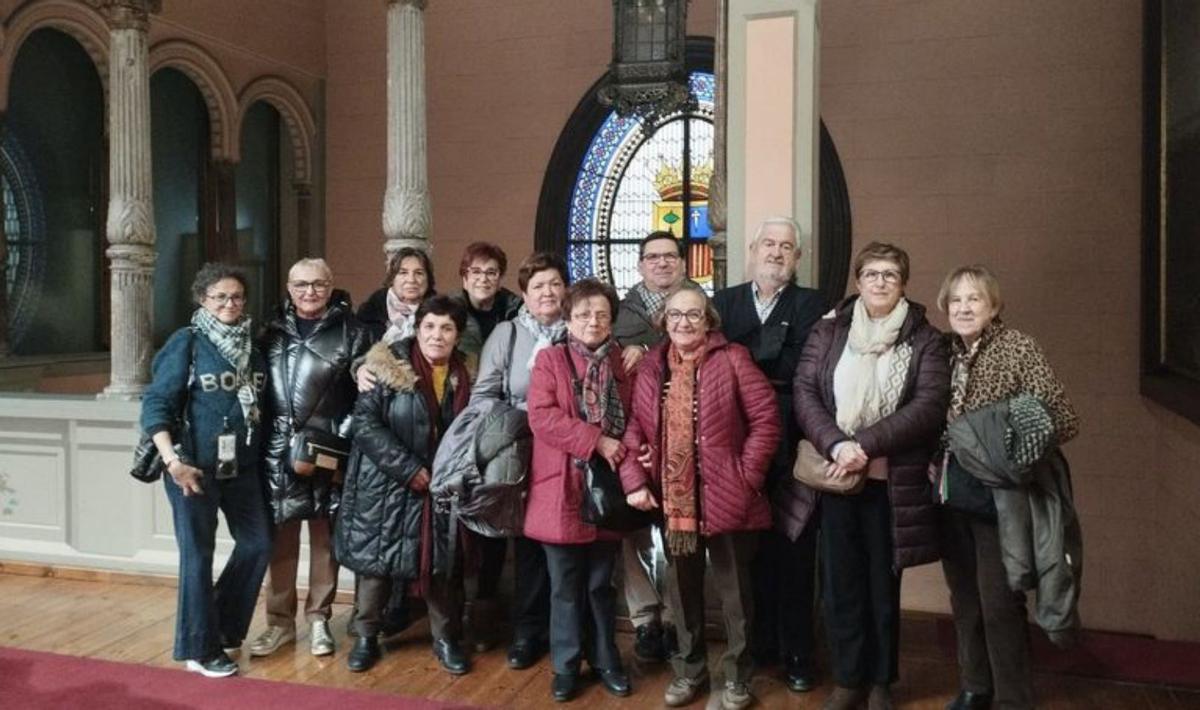 Los alumnos visitaron la Casa Moneva.
