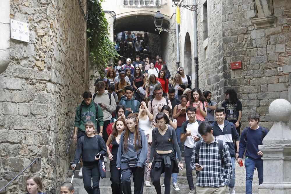 Concentracions a Girona en protesta per la sentència del procés