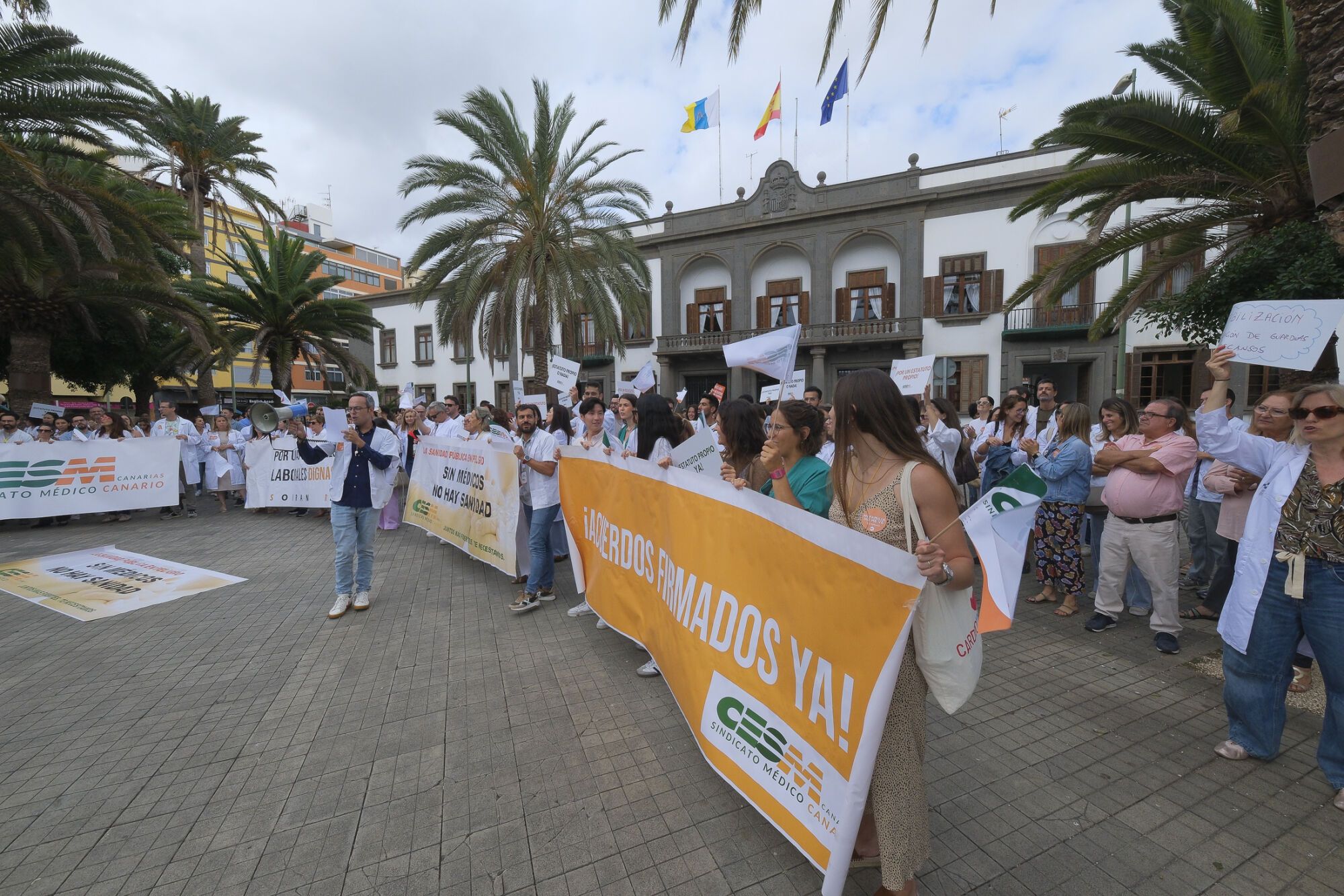 Huelga de médicos en Las Palmas de Gran Canaria