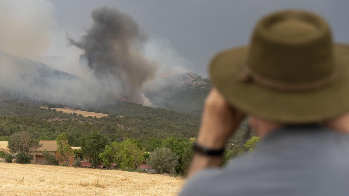 Incendi d ahir a l Artesa de Segre