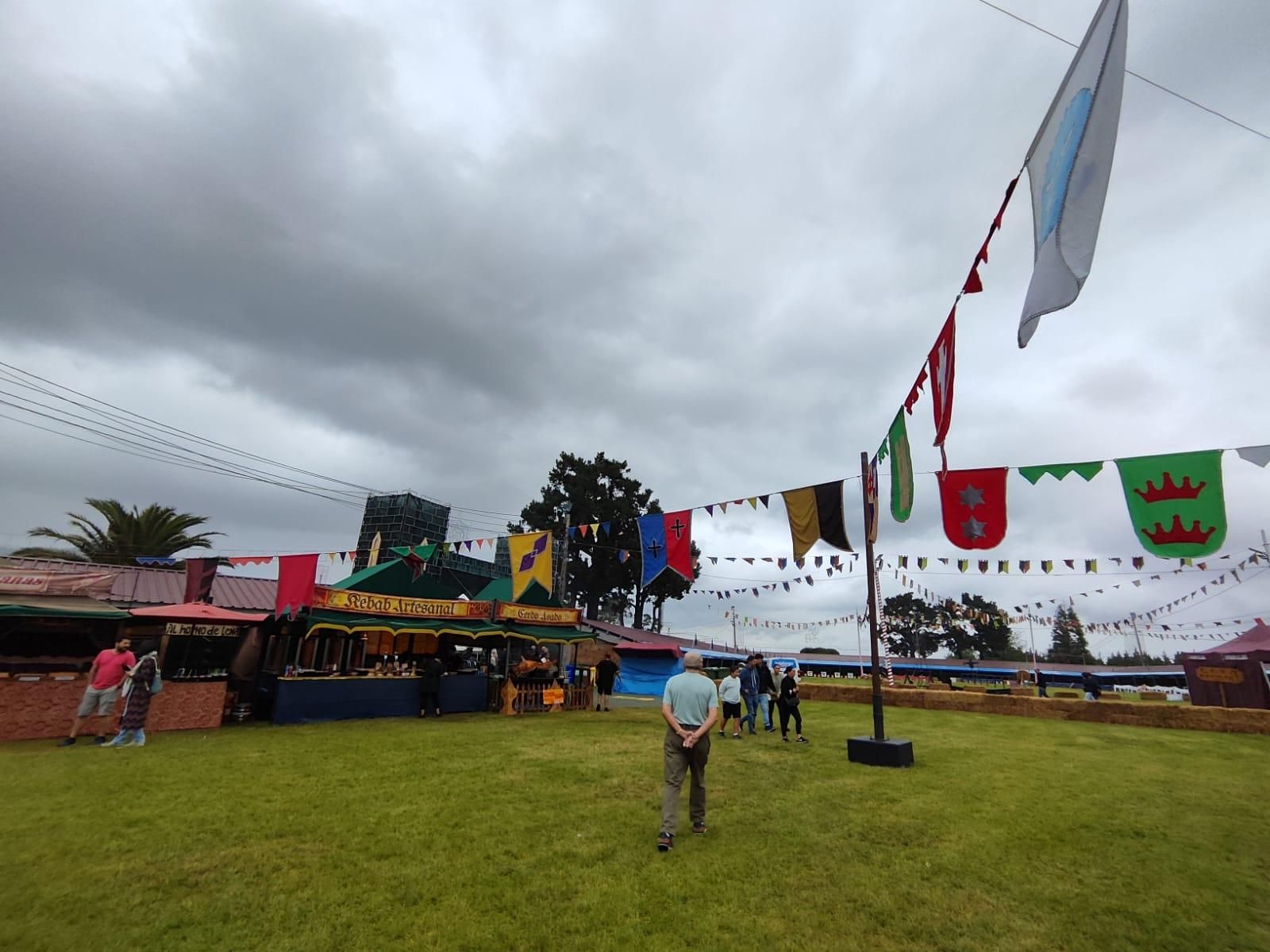 Todo listo para la gran cena y torneo medieval de Llanera