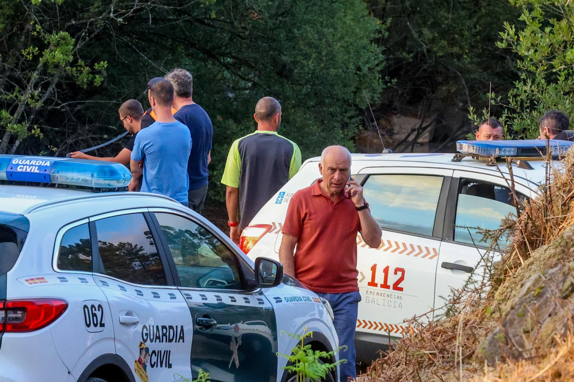 Buzos hallan el cuerpo sin vida de un niño en la laguna de Pedras Miúdas, en Catoira