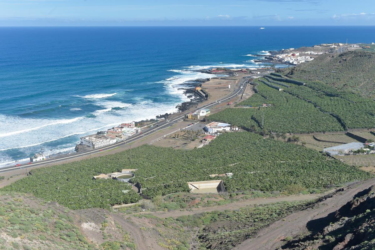 Tramo de Quintanilla y El Puertillo, en Arucas.