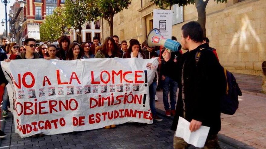 Los estudiantes vuelven a manifestarse contra la LOMCE