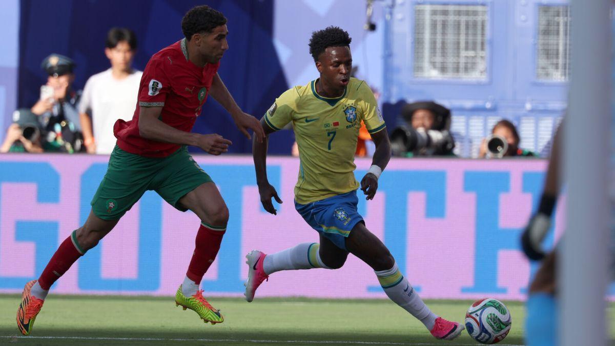 Vinícius marcó un golazo en una acción individual