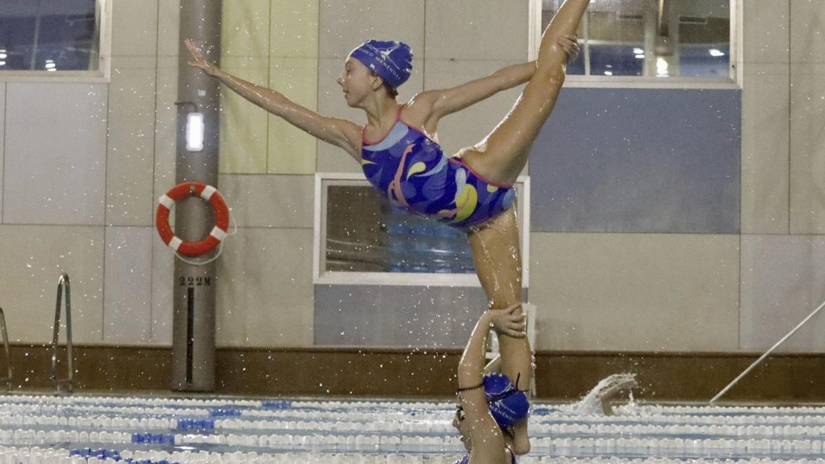 La "sincro" asturiana se eleva, los tres clubes asturianos incrementan un 50 por ciento sus fichas desde la pandemia: "Es una familia"