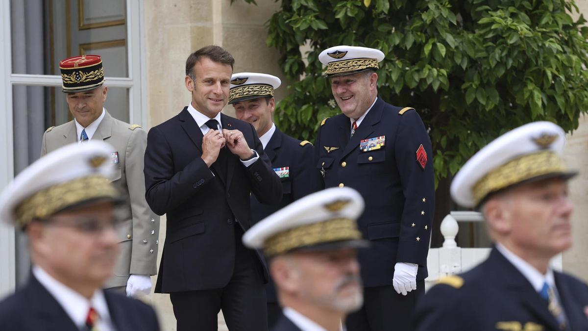 El presidente Emmanuel Macron.