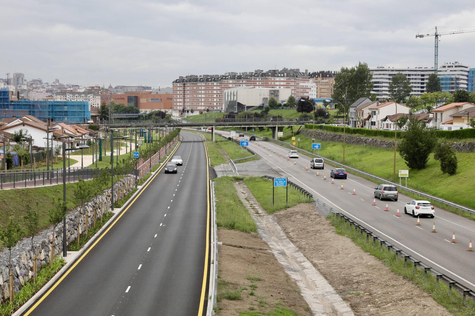 En imágenes | Fin de las obras del Parque lineal de Oviedo