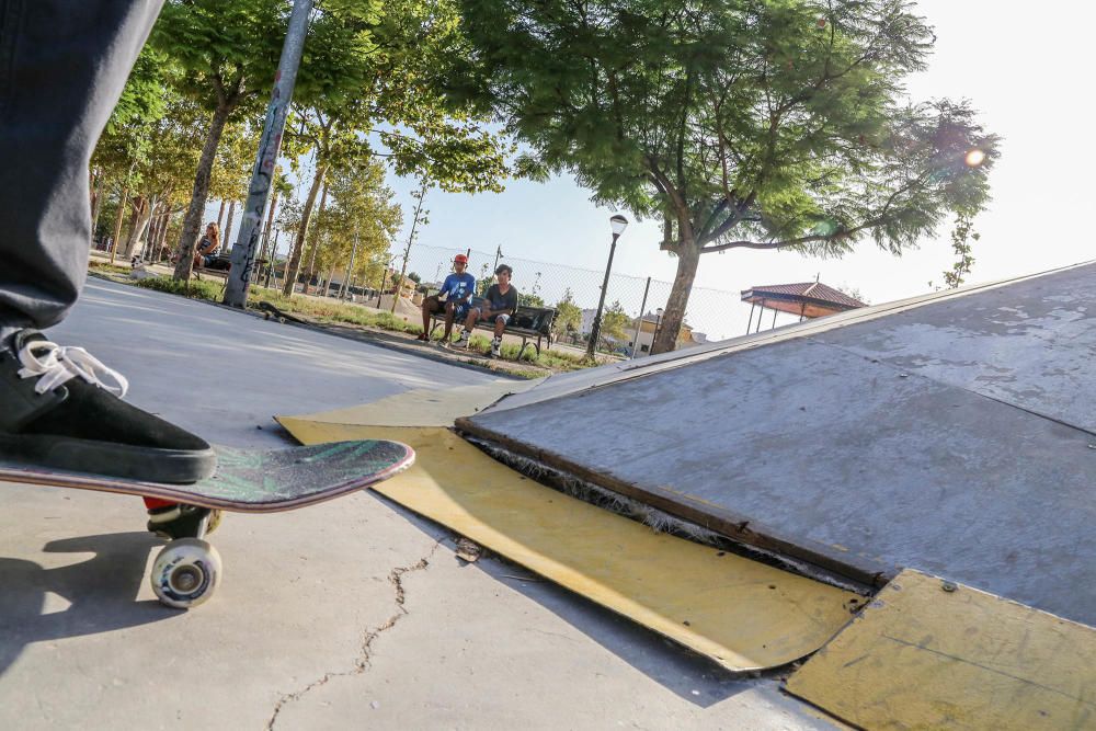 Acrobacias con demasiado riesgo en el «Skate park»