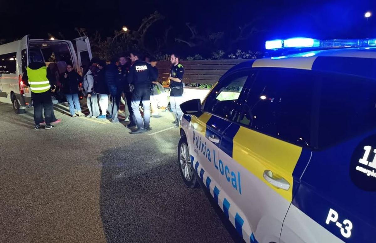 Es va poder evacuar amb seguretat el grup de joves i traslladar-los fins a un allotjament adequat