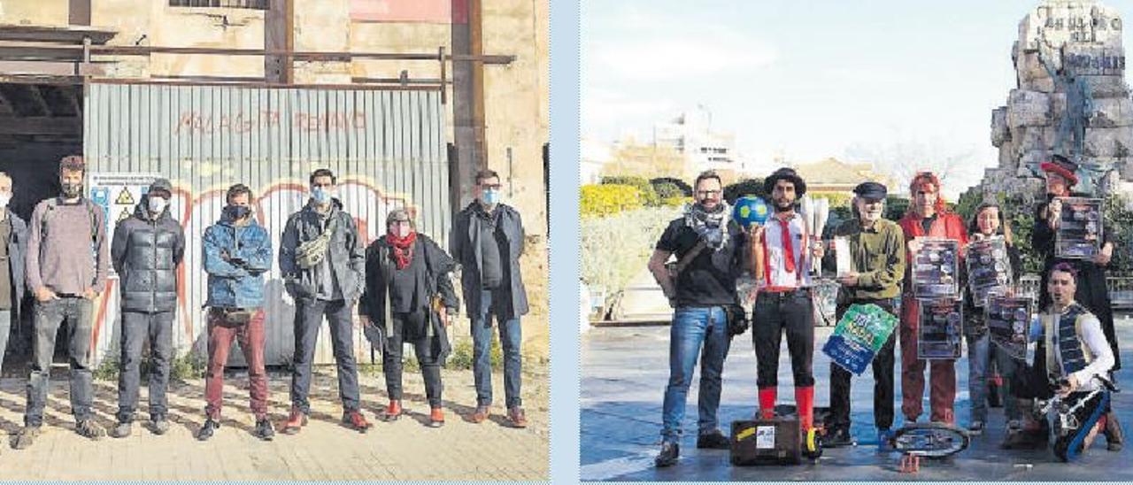 Associació de Professionals del Circ con representantes de Cort y miembros de Nou Circ Social.