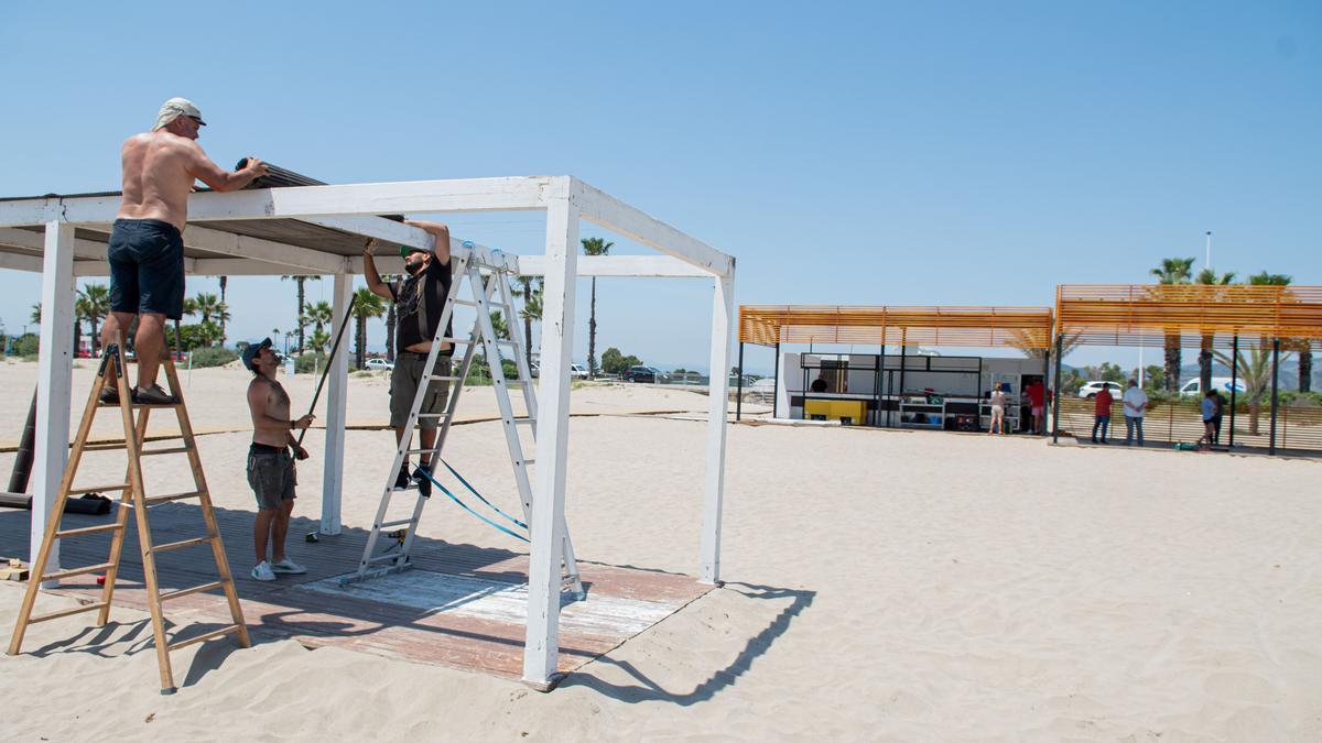 Chiringuito de la playa de Castelló.