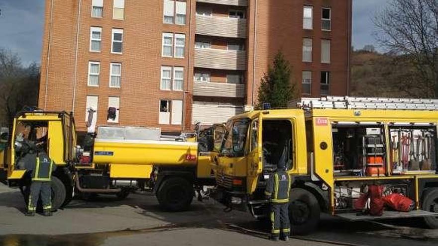 Falsa alarma de incendio en un inmueble del polígono de Riaño