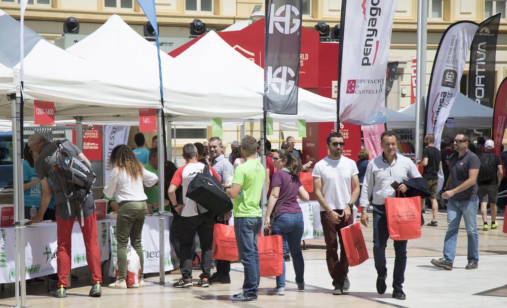 Feria del corredor del mundial de trail en Castelló