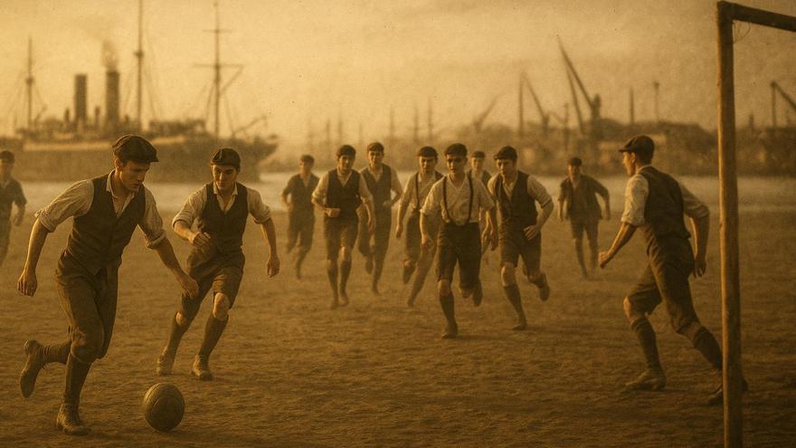 Se jugaba en pleno centro de la capital: la historia de los primeros partidos de fútbol en Gran Canaria