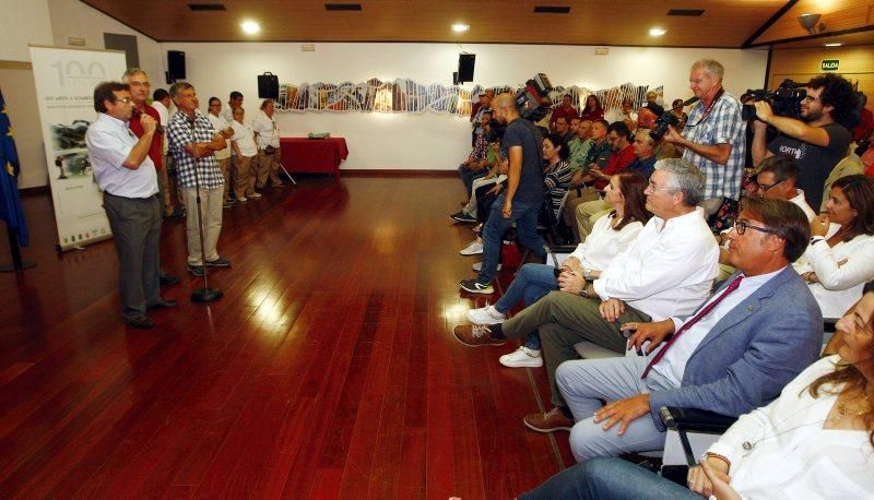 Fotos del acto del Centenario de Ordesa