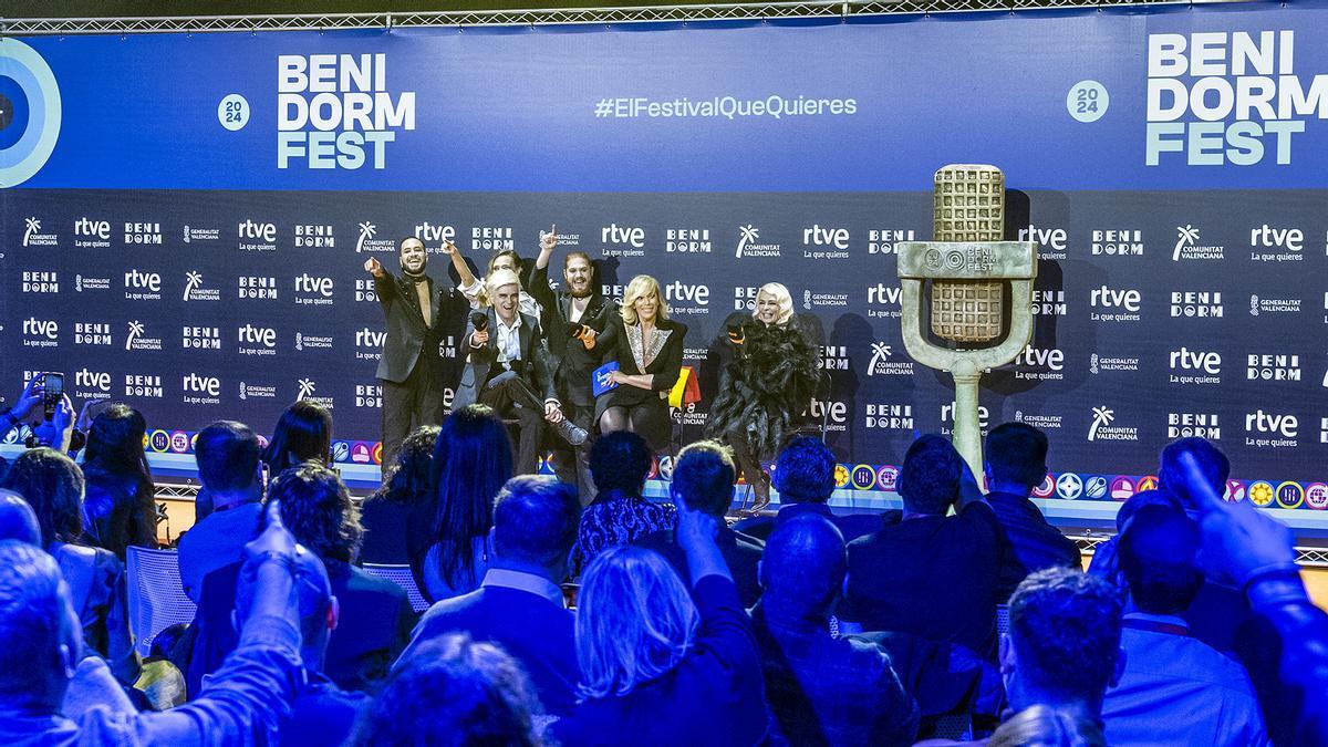 Nebulossa, tras ganar la tercera edición del Benidorm Fest