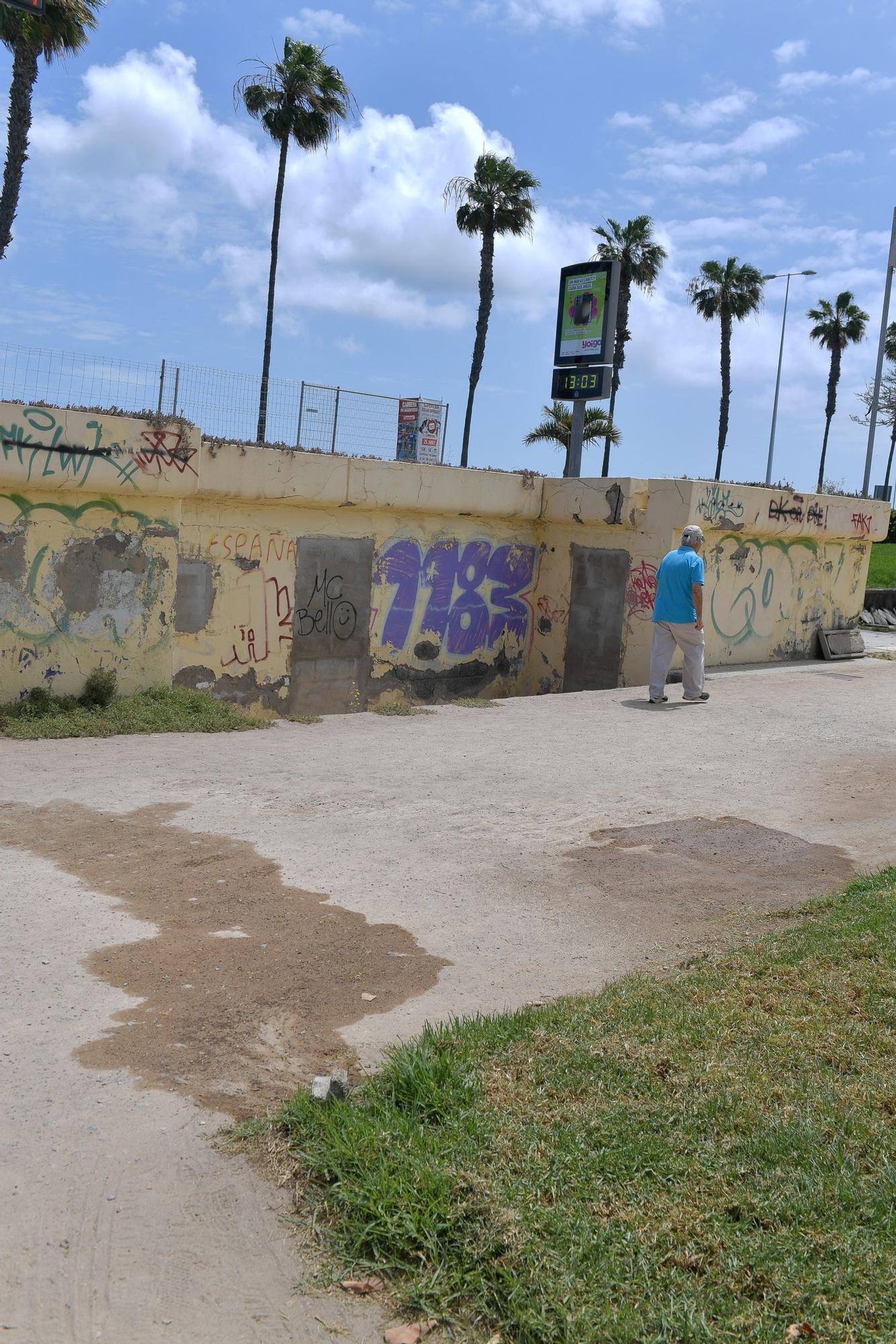 Cuarto de servicio en ruinas en el Parque Romano