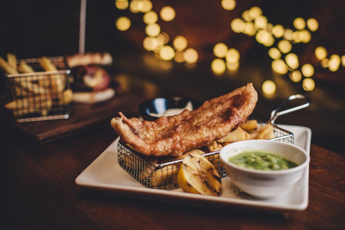 Fish and chips inglés