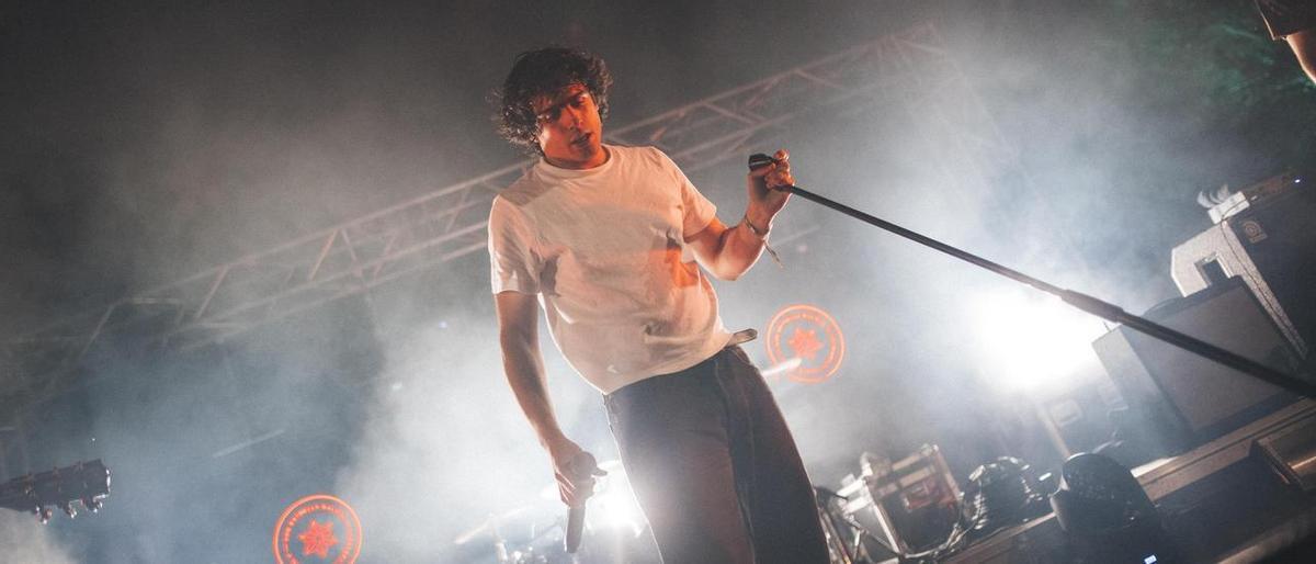 Un momento de la actuación de Carolina Durante.