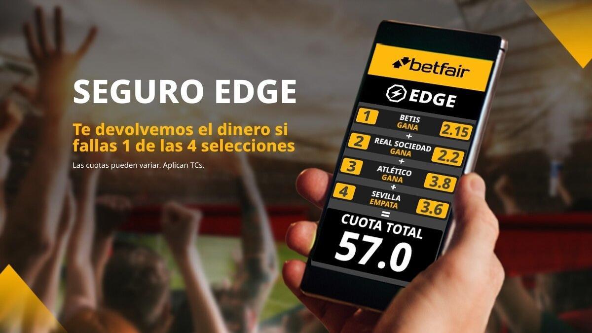 Victorias del Betis, Real Sociedad y Atlético de Madrid y empate entre Sevilla y Villarreal con seguro a 57.0