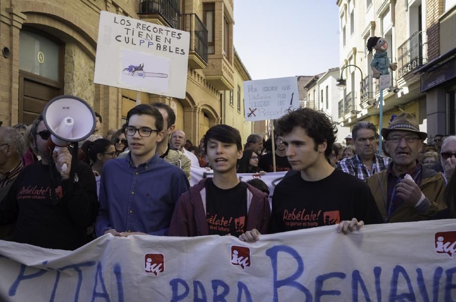 Manifestación sanitaria en Benavente