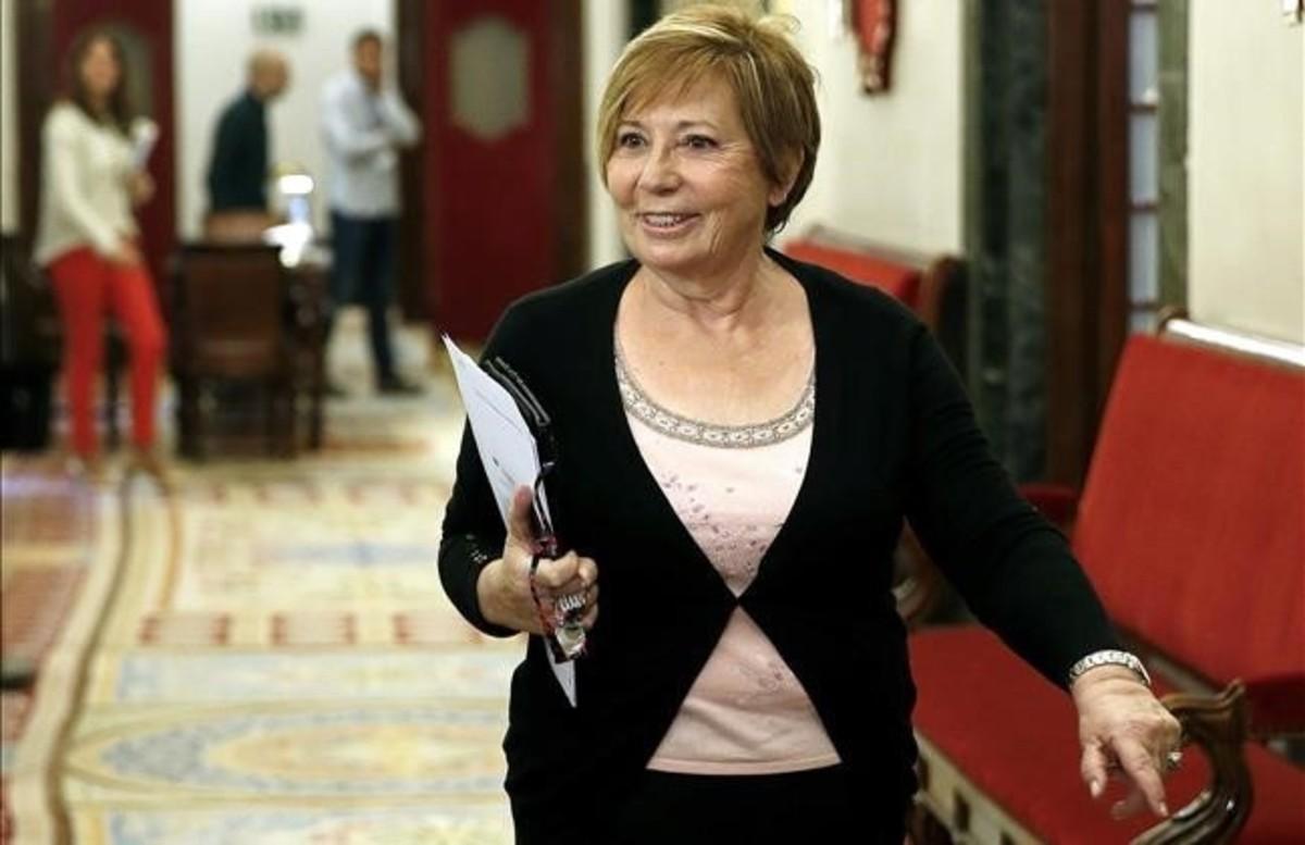 La diputada Celia Villalobos, que preside la Comisión del Pacto de Toledo, en una imagen de archivo.