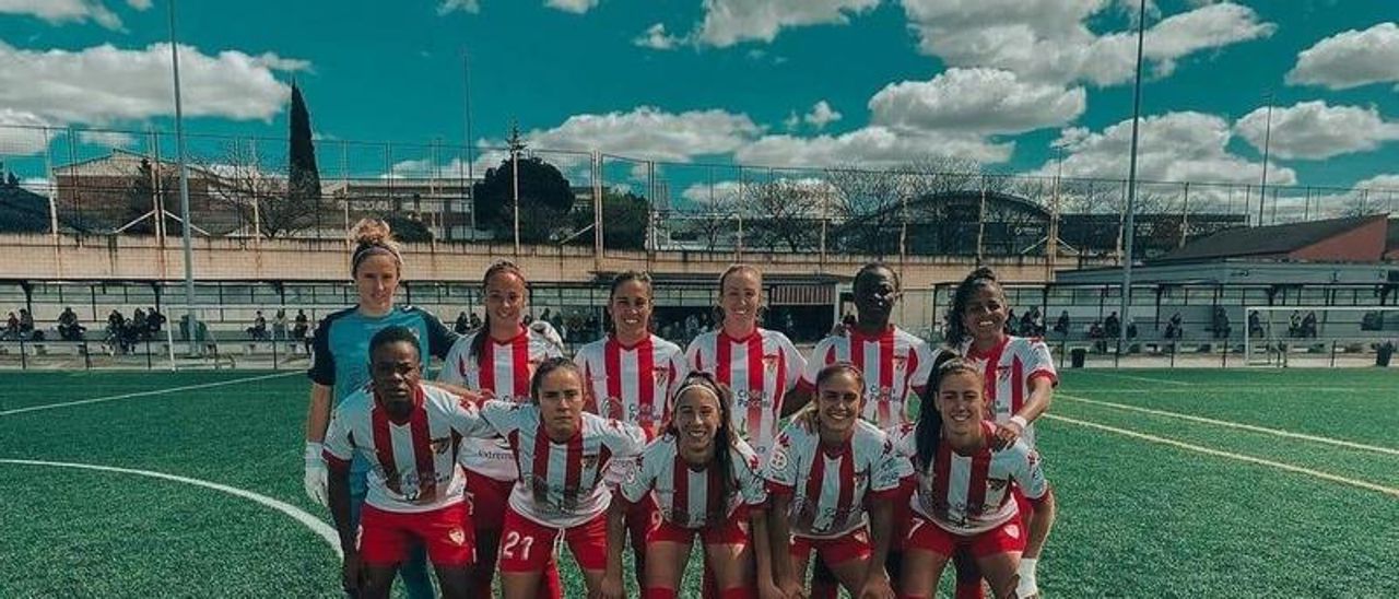 Once inicial del Santa Teresa en el encuentro ante el Pozoalbense.