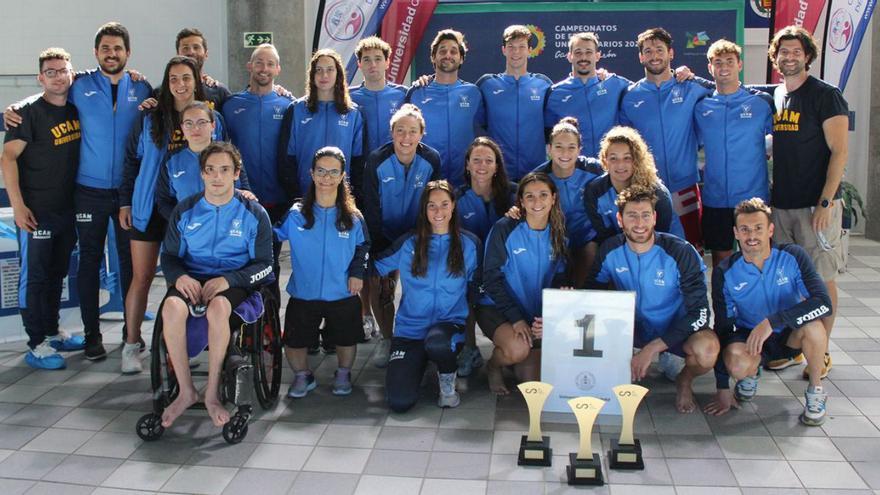 La UCAM cumple una década de dominio en los Campeonatos Universitarios