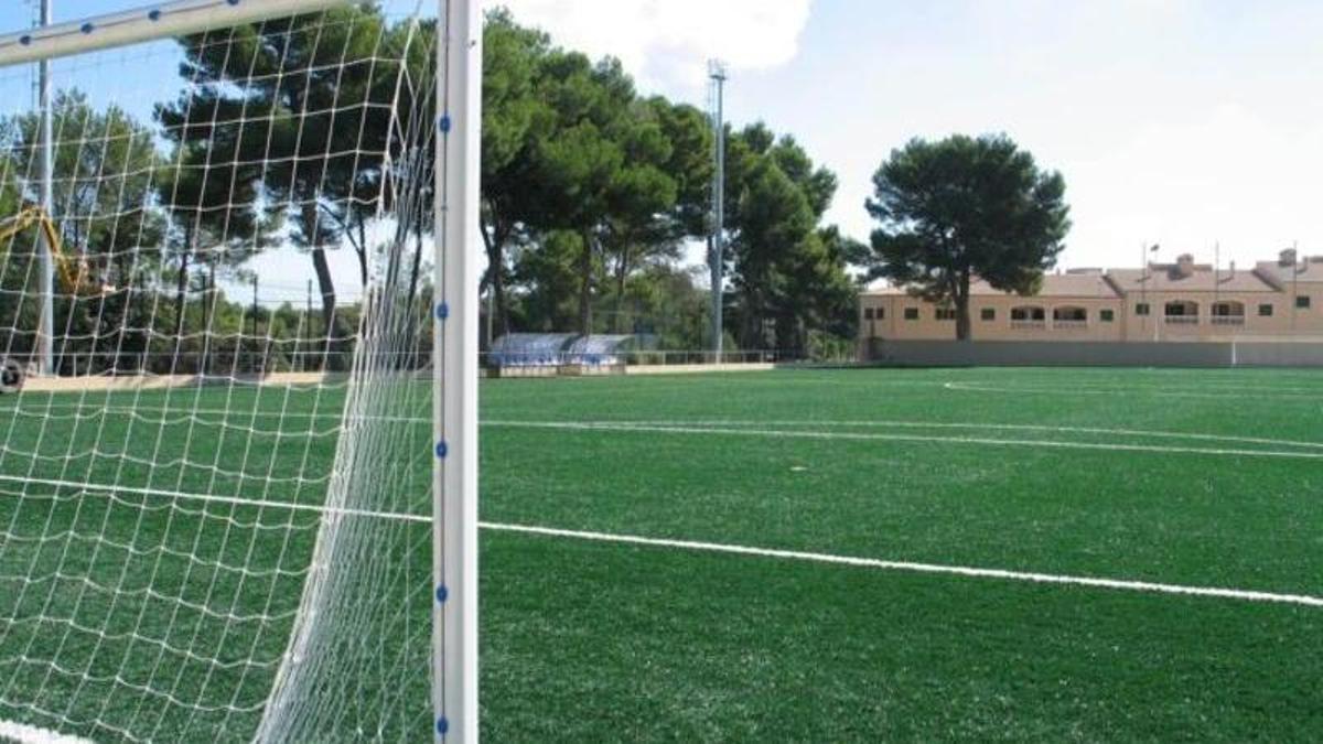 Foto de archivo del campo de fútbol de Pòrtol.