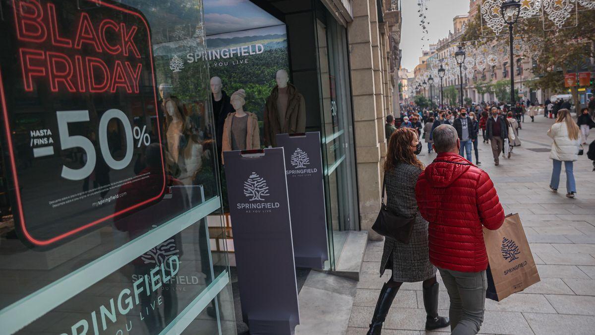 Actividad comercial en Barcelona.