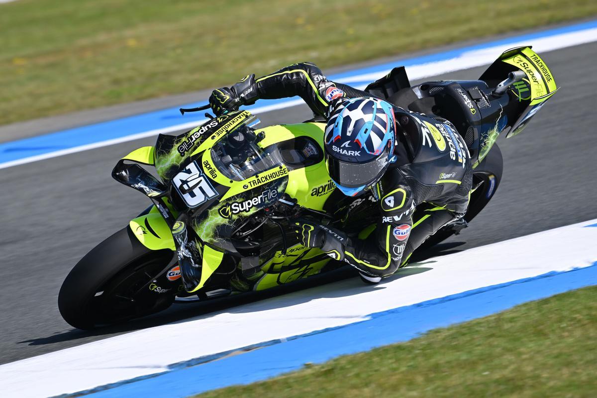 25 FERNANDEZ Raúl (spa), Trackhouse MotoGP Team, Aprilia RS-GP26, action during the 2025 MotoGP Tissot Grand Prix of the Netherlands, Netherlands GP, on the TT Circuit Assen, from June 26 to 28, in Netherlands - Photo Studio Milagro / DPPI AFP7 26/06/2026 ONLY FOR USE IN SPAIN