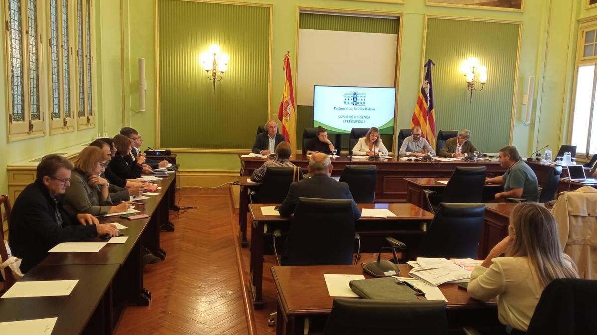 El conseller de Educación, Martí March, durante la presentación de los presupuestos para 2023