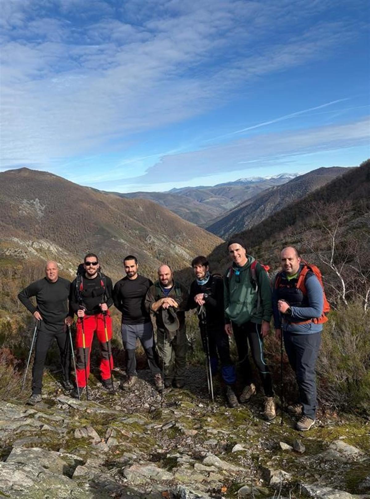 Alumnos del ciclo de guía en el medio natural y de tiempo libre