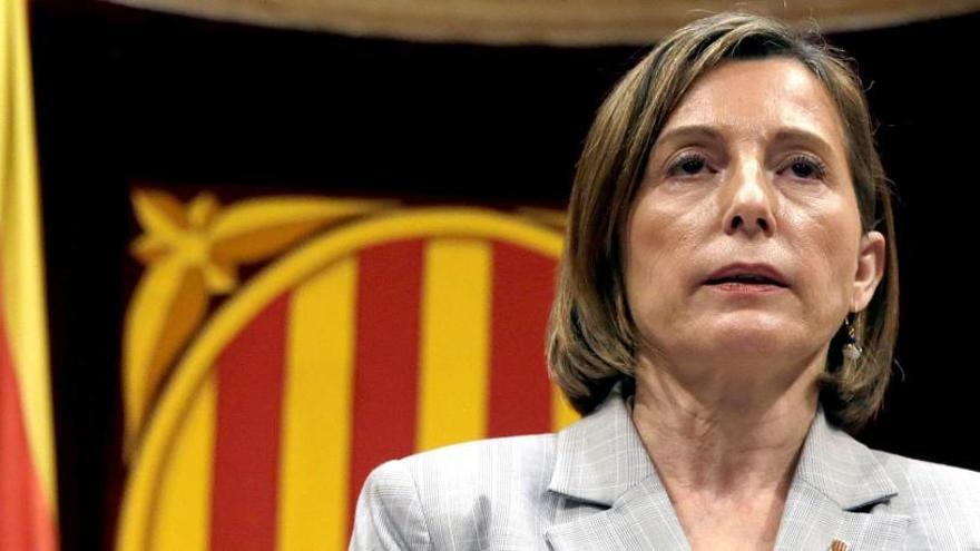 El Constitucional avala la prisión preventiva a Forcadell por riesgo de fuga