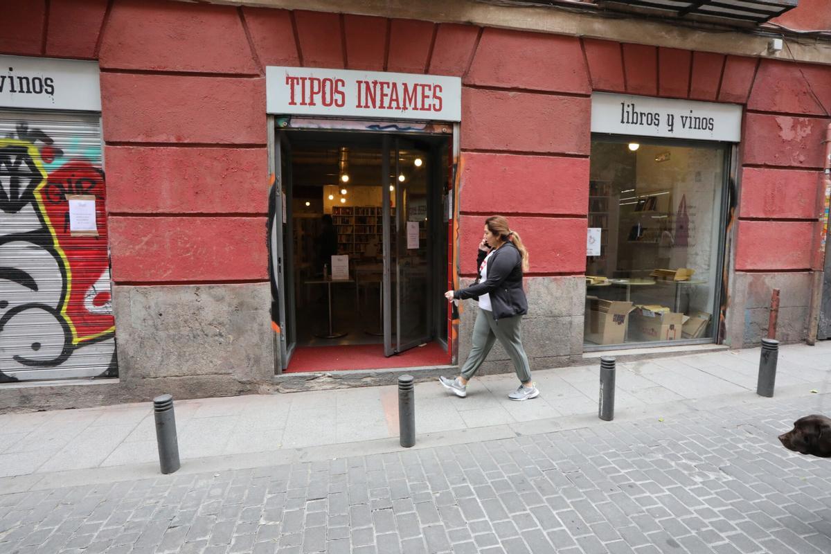 Librería Tipos Infames en Malasaña.