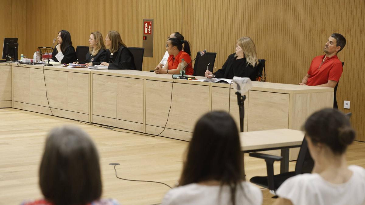 Acusados en el juicio del crimen de Sagunto.
