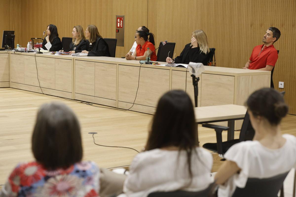 Acusados en el juicio del crimen de Sagunto.