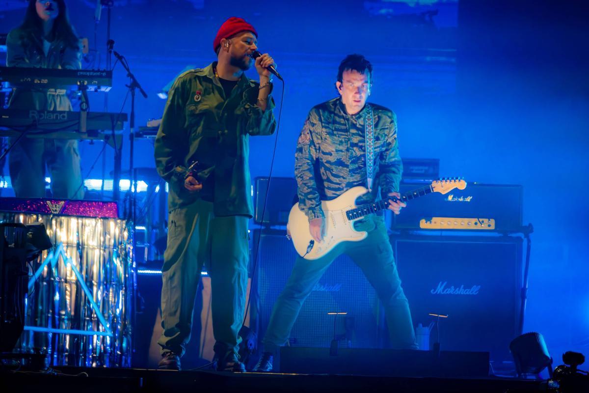 Gorillaz, durante su concierto en la tercera jornada del Primavera Sound 2026.