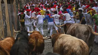 Otro herido de Castellón en el cuarto encierro de los Sanfermines