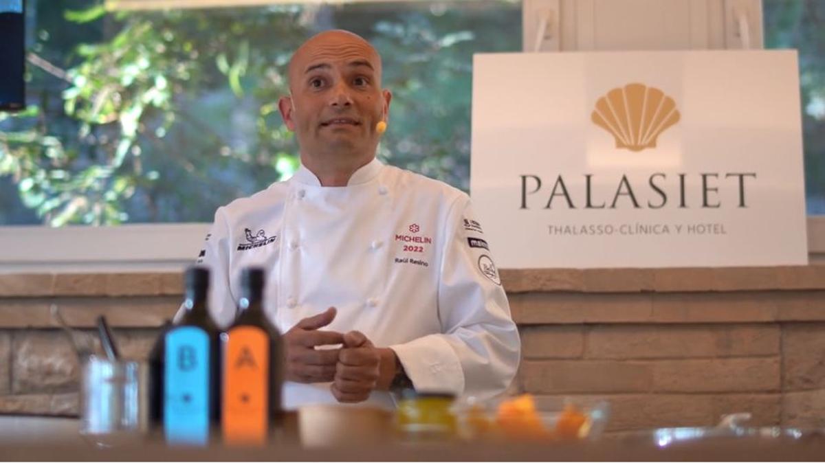 El reconocido chef Raúl Resino protagonizó la jornada dedicada a dieta saludable y gastronomía.