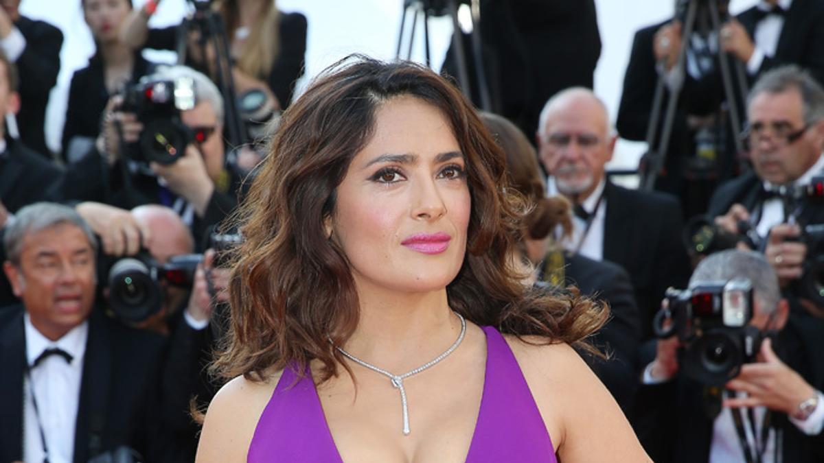 Cannes 2015: Salma Hayek con vestido de Gucci en el estreno de &quot;Carol&quot;