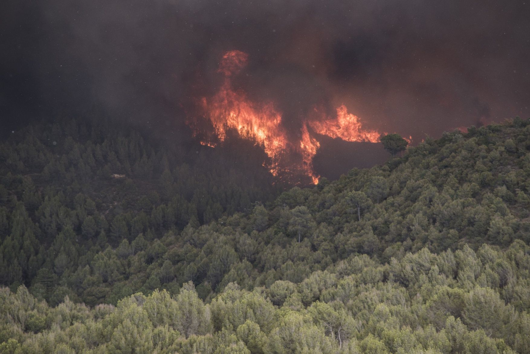 Incendi al Pont de Vilomara