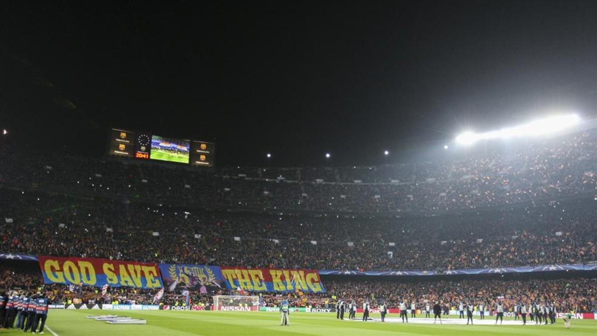 La mejor entrada fue ante el Chelsea, con un impresionante ambiente y homenaje al 'rey' Messi