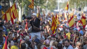 Manifestación contra la amnistía en Barcelona