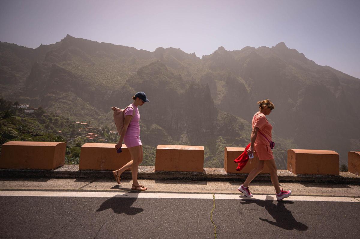 La calima 'inunda' Masca