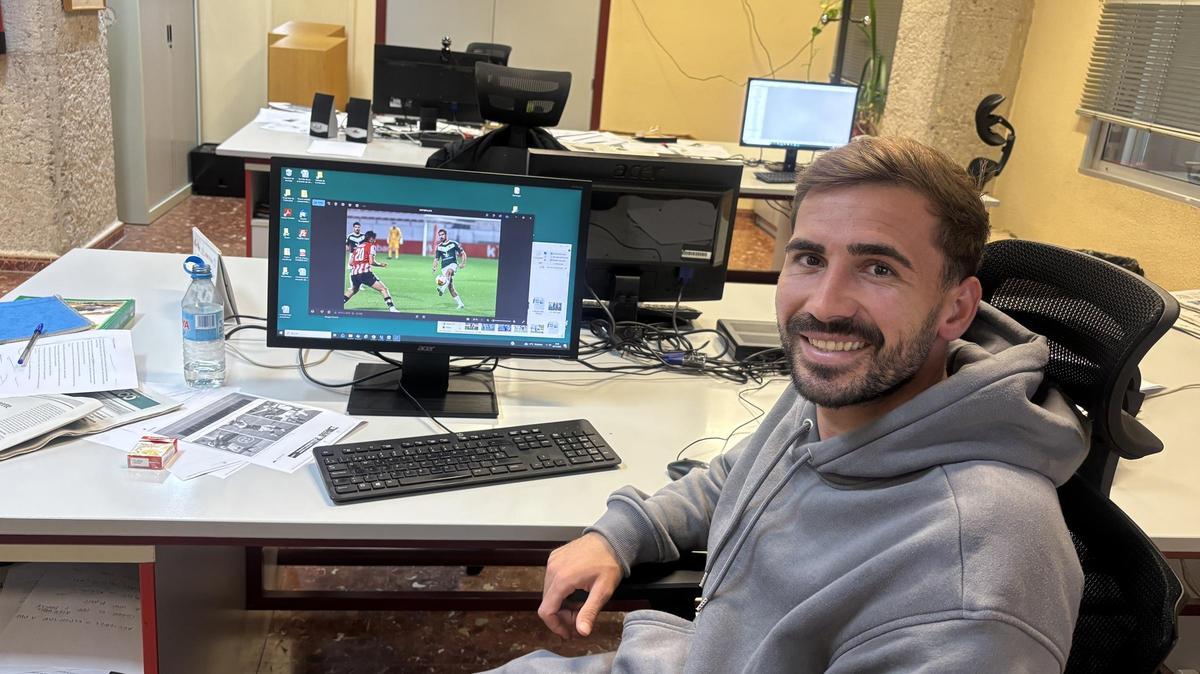 Joserra, este miércoles en la redacción de este diario.