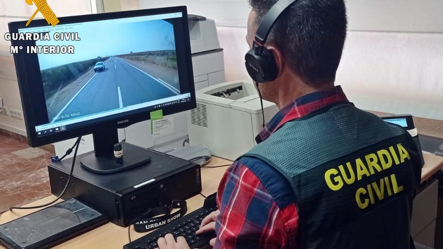 Visionado de imágenes por parte de Guardia Civil